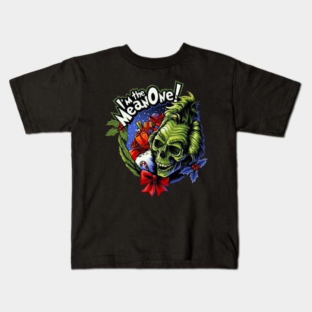 The Mean One Kids T-Shirt by BER